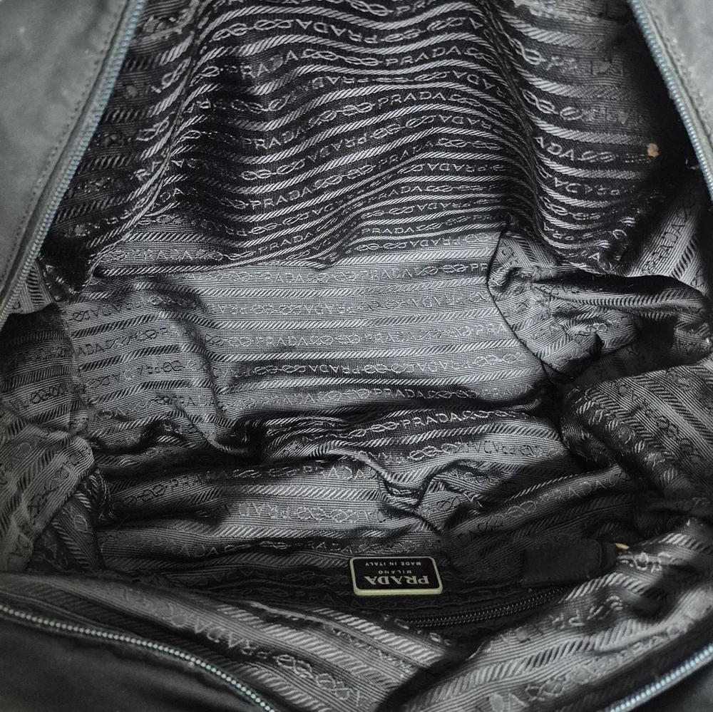 Vintage Prada Black Nylon Handbag - Picture 5 of 16